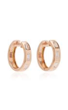 Walters Faith Baguette Diamond Huggie Earrings