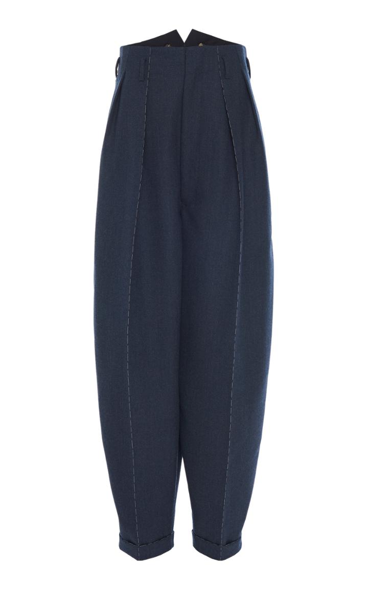 Maison Margiela Wool-twill Tapered Pants