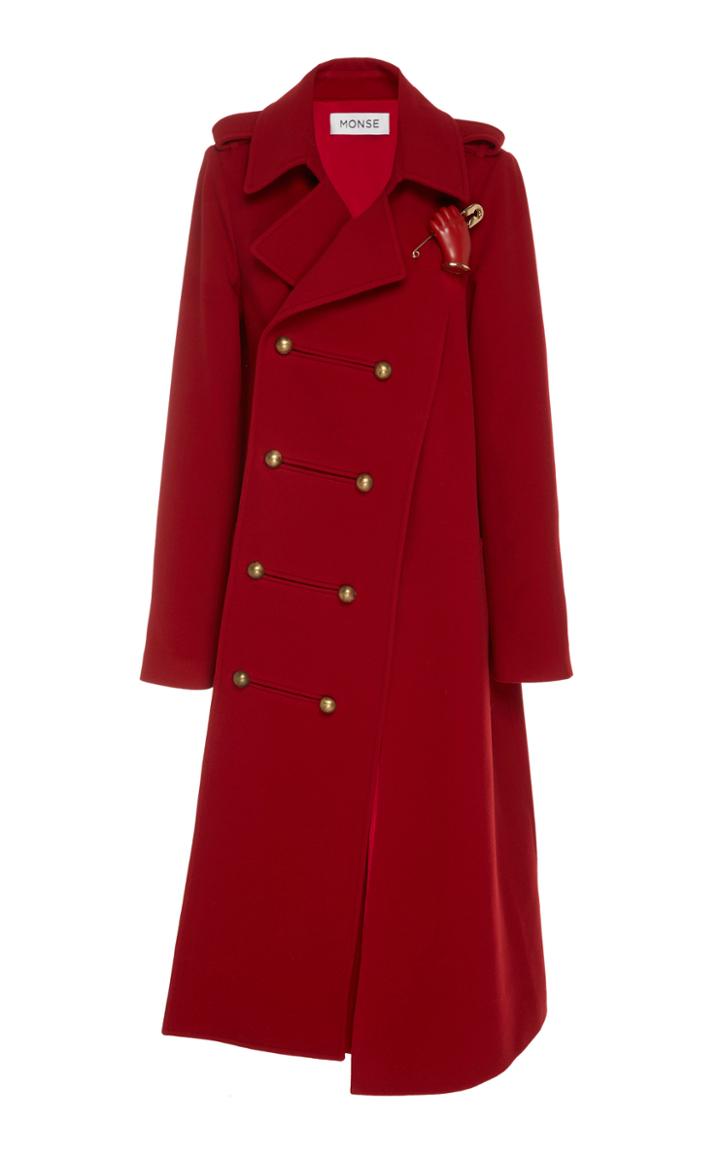 Monse Twisted Virgin-wool Military Coat