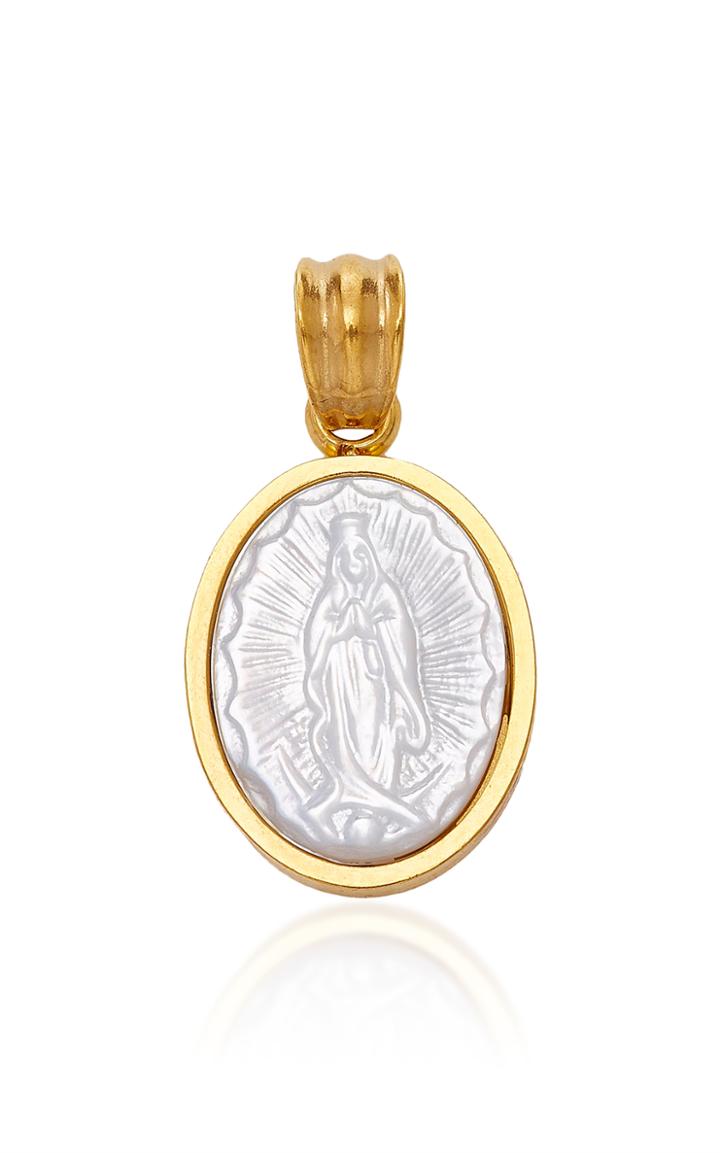 Fallon Mother Of Pearl Mary Charm