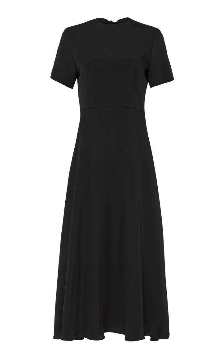Macgraw Bow Tie Silk Faille Dress
