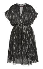 Moda Operandi Martin Grant Gathered Embellished Silk-blend Dress