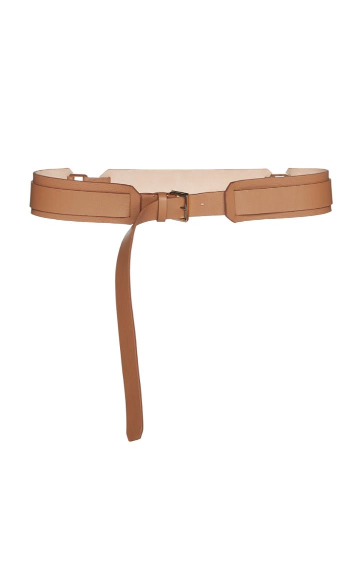 Agnona Ring-detailed Leather Belt