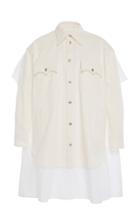 Mm6 Western Cotton Shirtdress