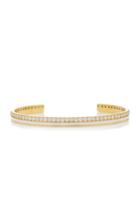 Moda Operandi Colette Jewelry 18k Yellow Gold, Enamel And Diamond Cuff
