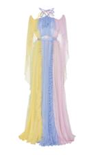 Ralph & Russo Plisse Silk Evening Gown
