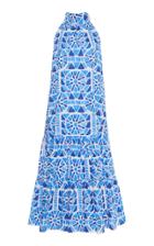 Stella Jean Cotton High Collar Dress