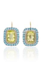 Renee Lewis Citrine And Diamond Earrings