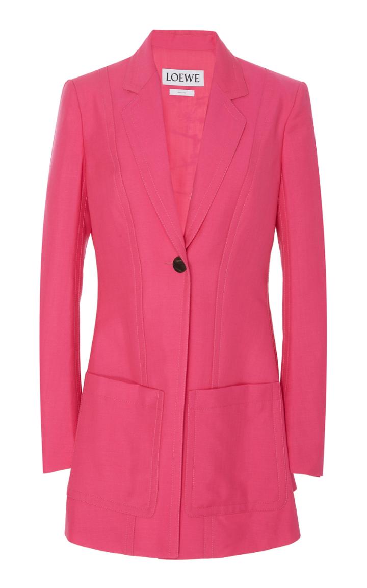Loewe Mohair And Wool-blend Blazer