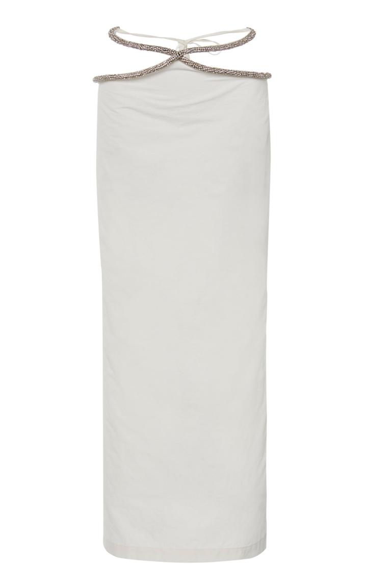 Moda Operandi Christopher Esber Contoured Pivot Crystal Tie Skirt