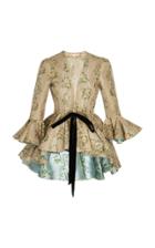 Moda Operandi Brock Collection Floral-printed Bow-detailed Jacket Size: 0