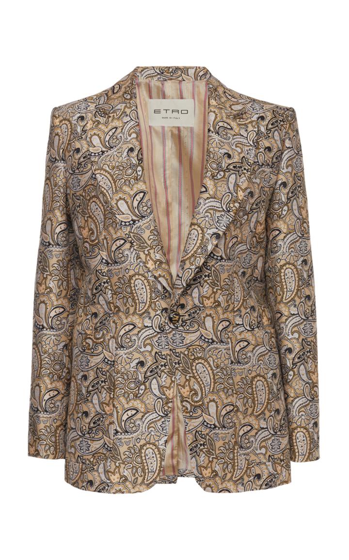 Moda Operandi Etro Paisley Cotton-blend Blazer Size: 38