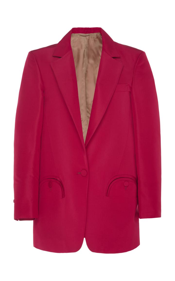 Blaz Milano Shamrock Oversized Silk Blazer