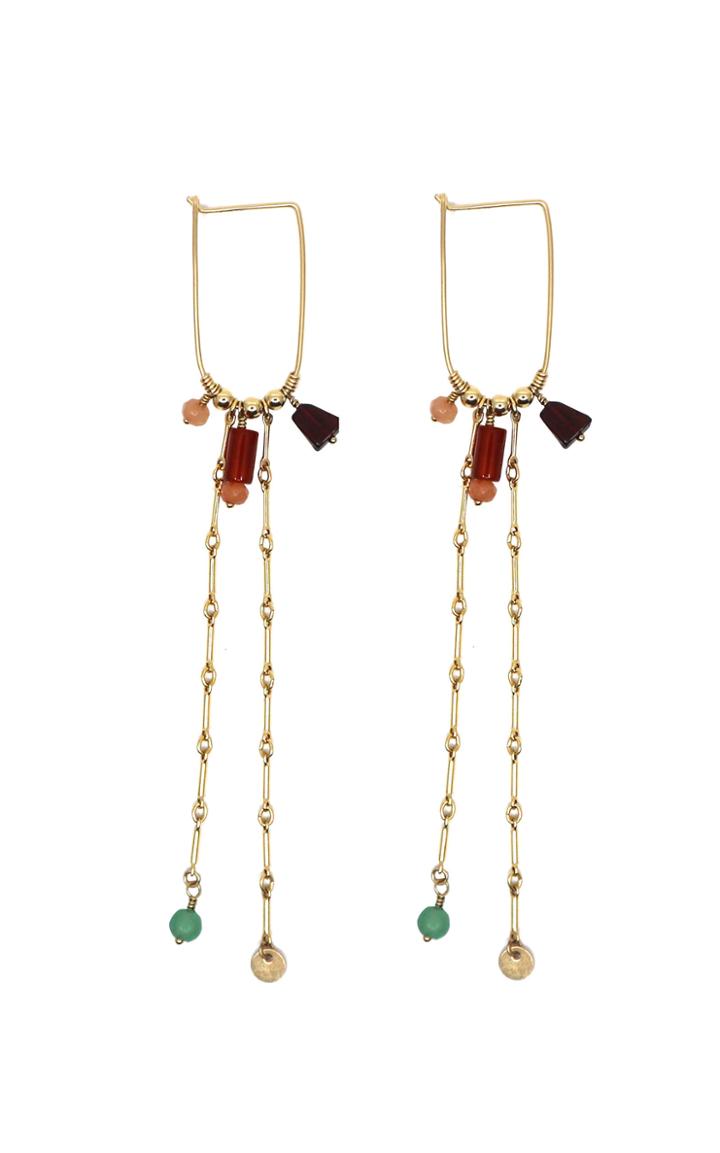 Petite Grand X Bondi Born Lucius Bead Earrings