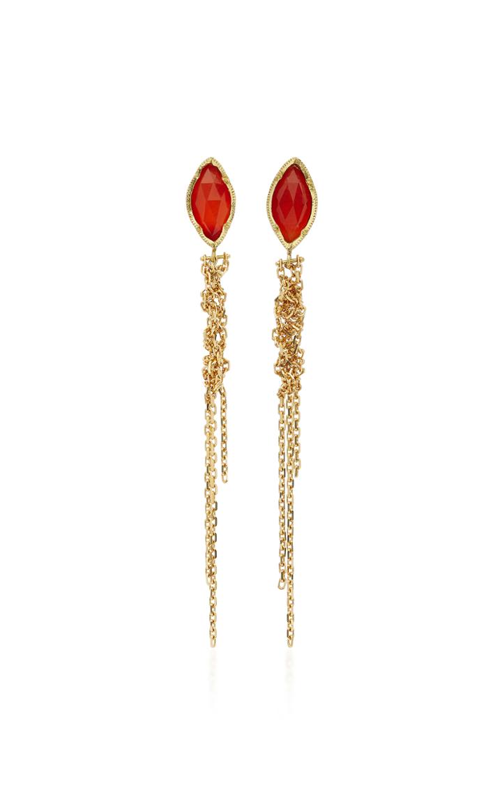 Brooke Gregson Waterfall Carnelian Stud Earrings