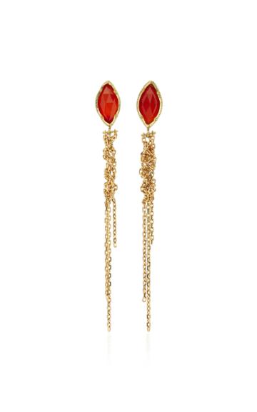 Brooke Gregson Waterfall Carnelian Stud Earrings