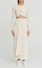 Moda Operandi Significant Other Evelyn Draped Jersey Crop Top