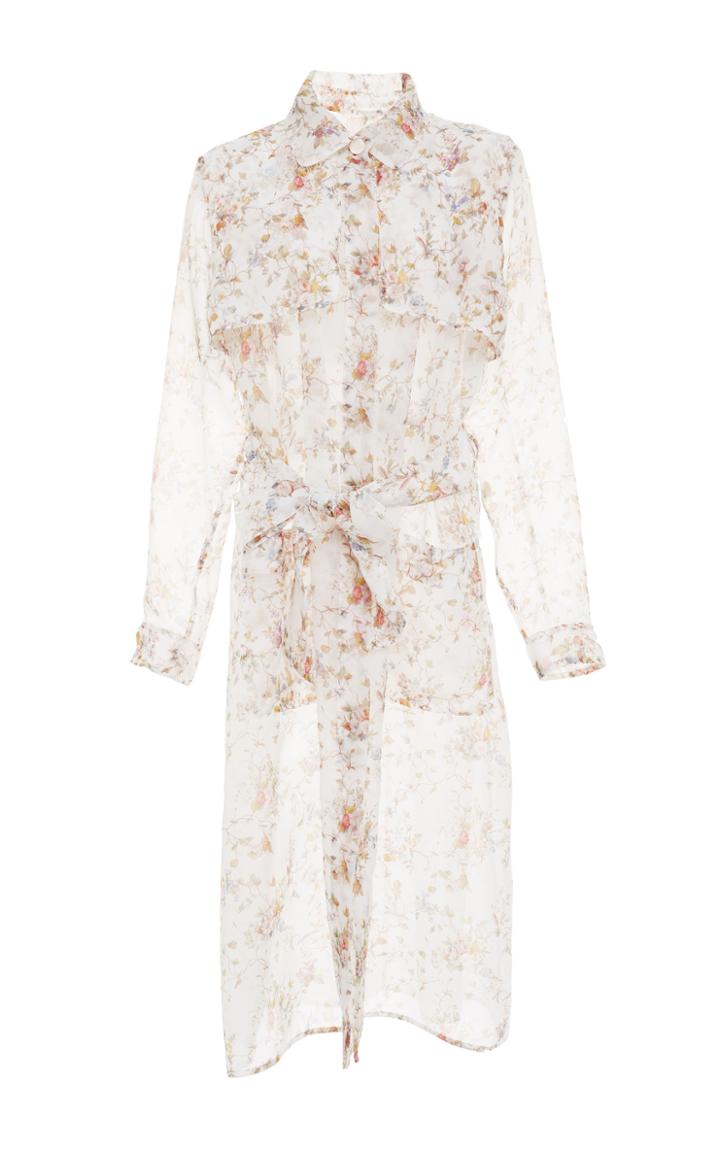 Ulla Johnson Hollis Floral Organza Coat
