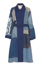 Etro Patchwork Cotton-blend Trench Coat