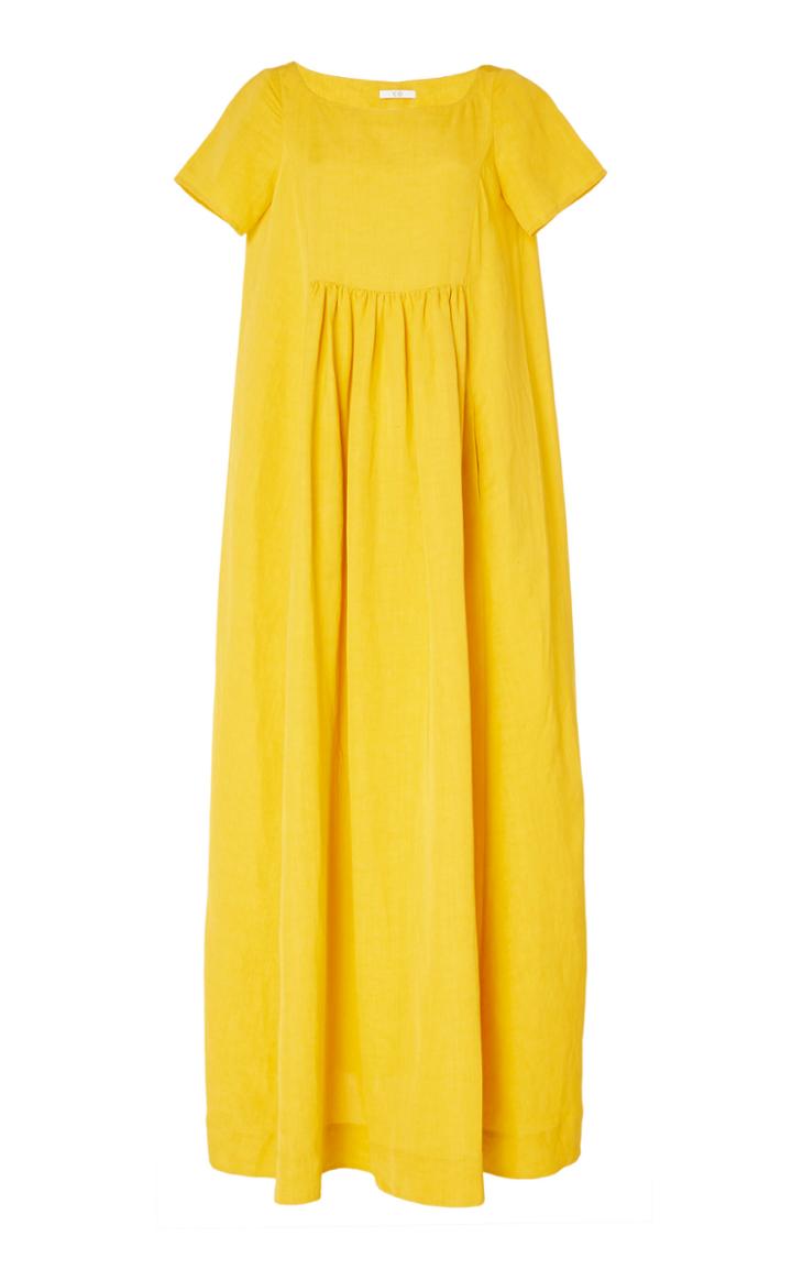 Co Short Sleeve Ankle Length Dress