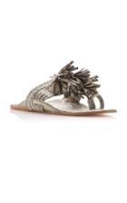 Figue Silver Haircalf Scaramouche Sandal