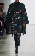 Moda Operandi Libertine Hearts Embellished Stretch-wool Narrow Trousers