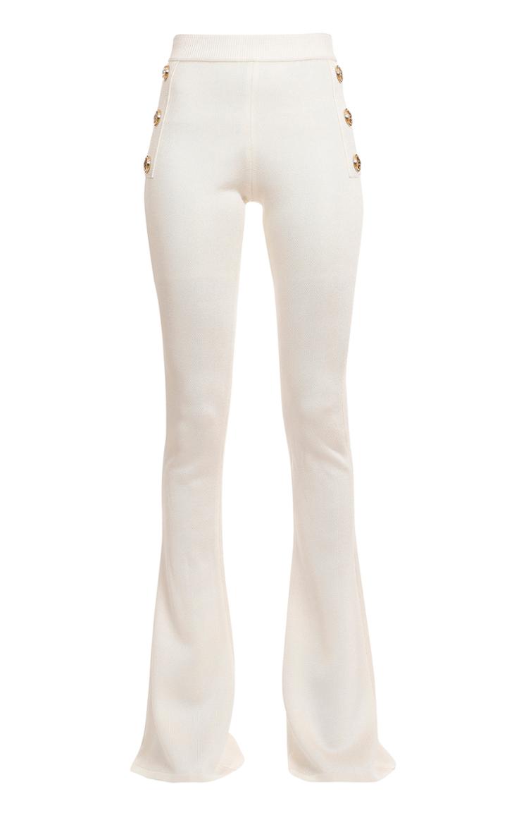 Moda Operandi Balmain High-waist Knit Flared Pants