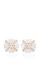 Alasia Medicea Mother Of Pearl And Topaz Earrings