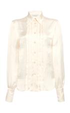 Moda Operandi Philosophy Di Lorenzo Serafini Pleated Satin Top