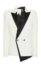 Balmain Crepe Double Breasted Jacket