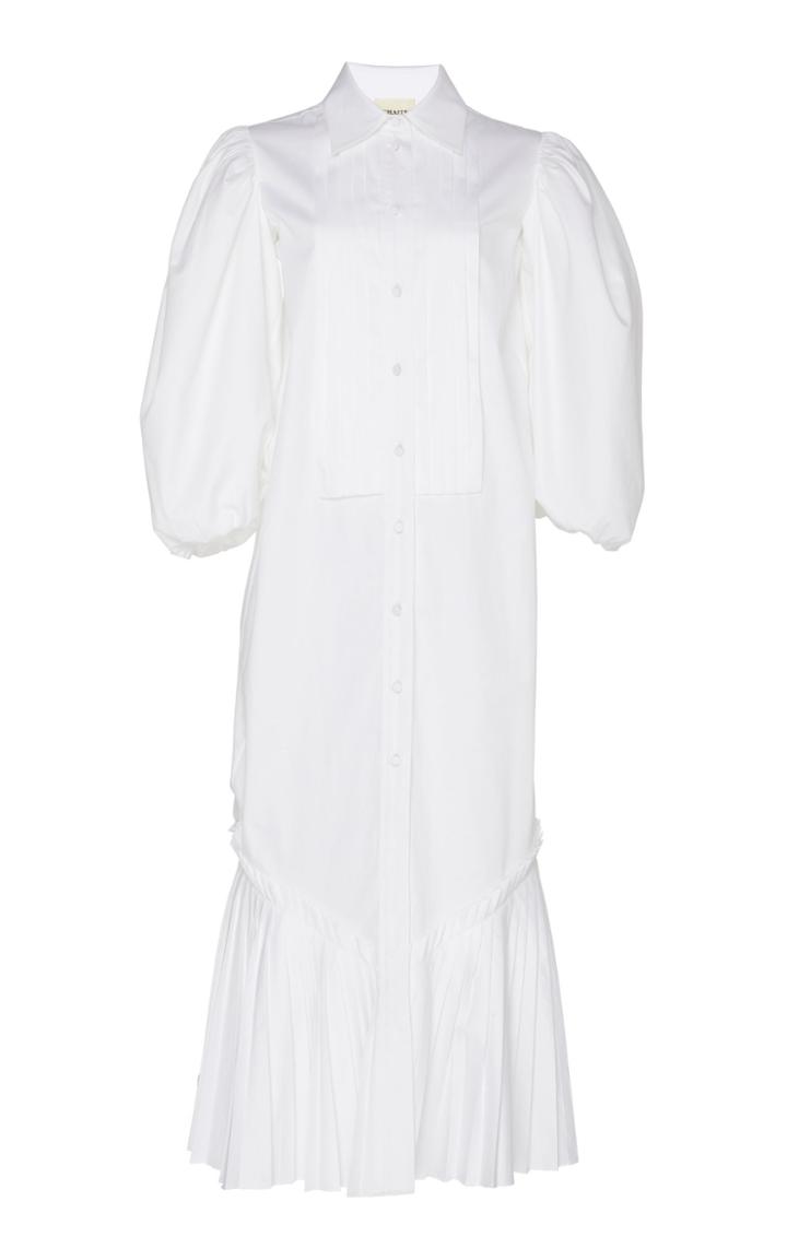 Khaite Stephanie Cotton Shirt Dress