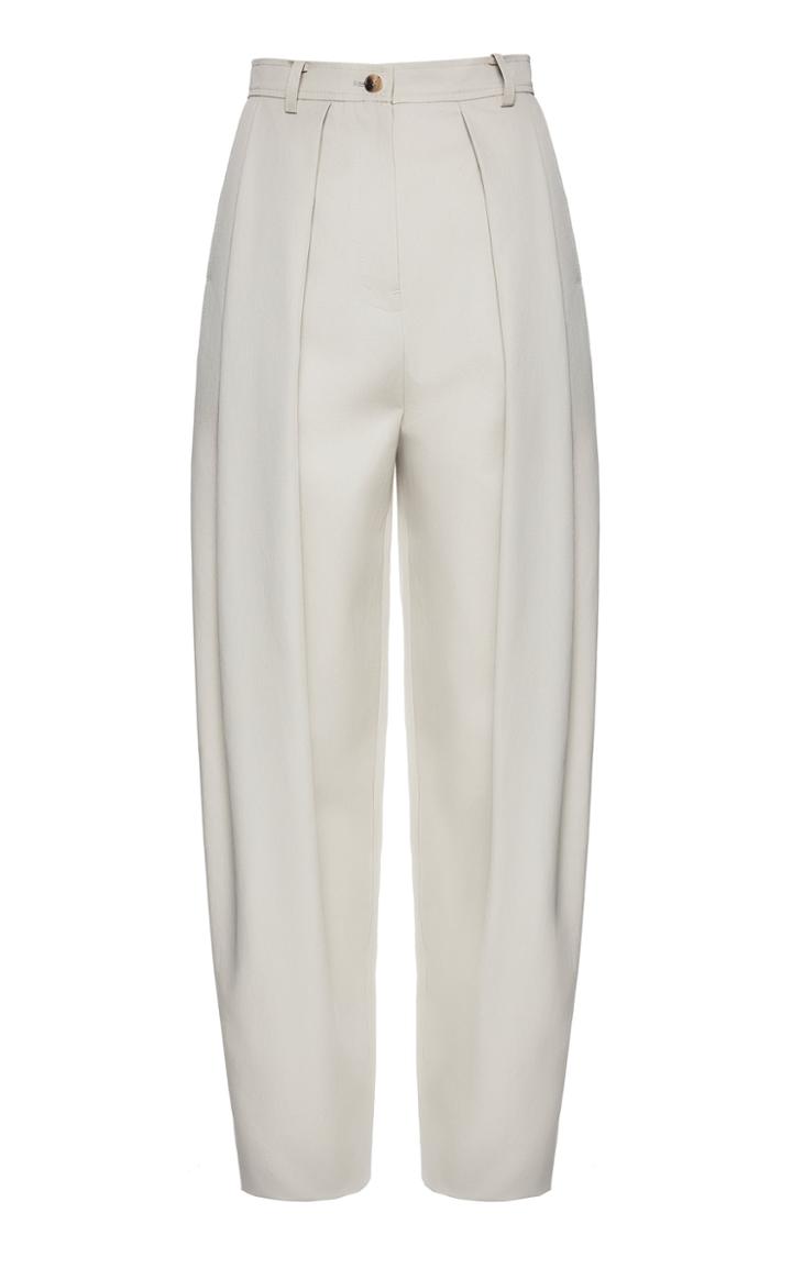 Magda Butrym Harwich Pleated Cotton Pants