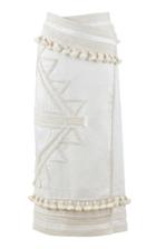 Moda Operandi Johanna Ortiz Eastern Frontier Embellished Linen Midi Wrap Skirt