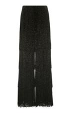 Richard Quinn Wide-leg Tassel-embroidered Pants
