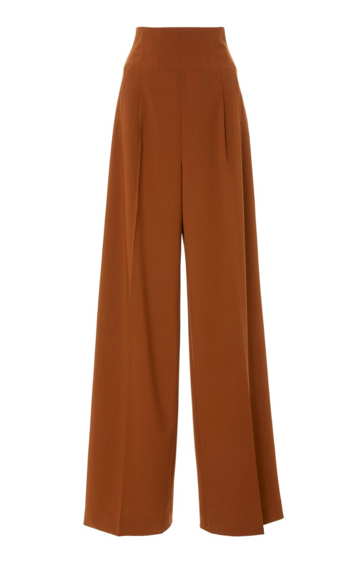 Rosetta Getty Stretch Wool Poplin Trouser