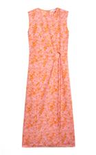 Moda Operandi Rodebjer Lucja Cutout Floral Crepe Midi Dress