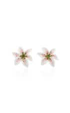 Dolce & Gabbana Lily Enamel Earrings