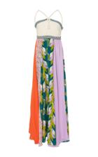 Jaline Bibi Mixed Panel Dress