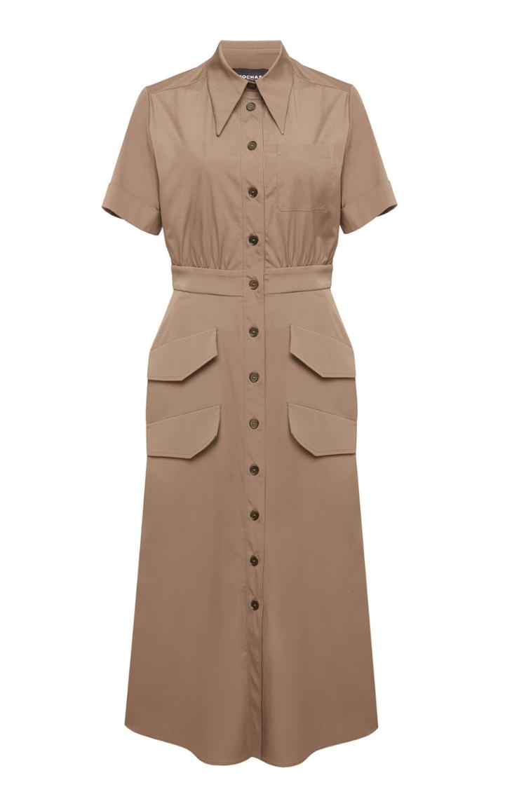 Rochas Onachom Pocket Shirt Dress