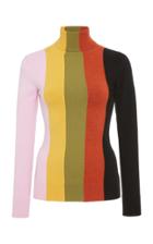 Joos Tricot Multi-striped Knit Top