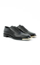Moda Operandi Peter Do Embossed Gold-tone Oxfords