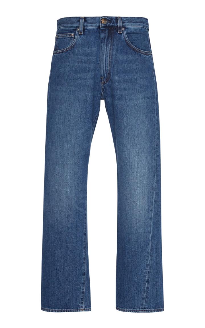 Toteme Original Cropped Straight-leg Jeans