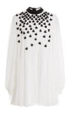 Moda Operandi Carolina Herrera Embellished Tulle Mini Dress