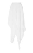 Pyer Moss High-low Plisse Napkin-hem Skirt