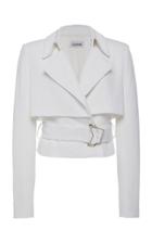 Cushnie Cropped Cady Jacket