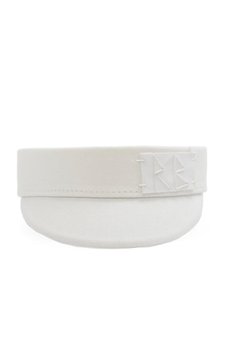 Ruslan Baginskiy Hats M'o Exclusive White Cotton Visor