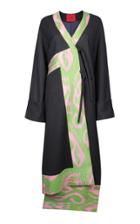 Izba Rouge Asymmetric Wool Robe Coat