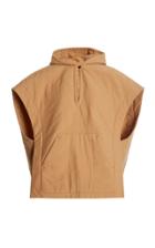 Moda Operandi Deveaux Sadie Oversized Crinkled Nylon Hooded Vest