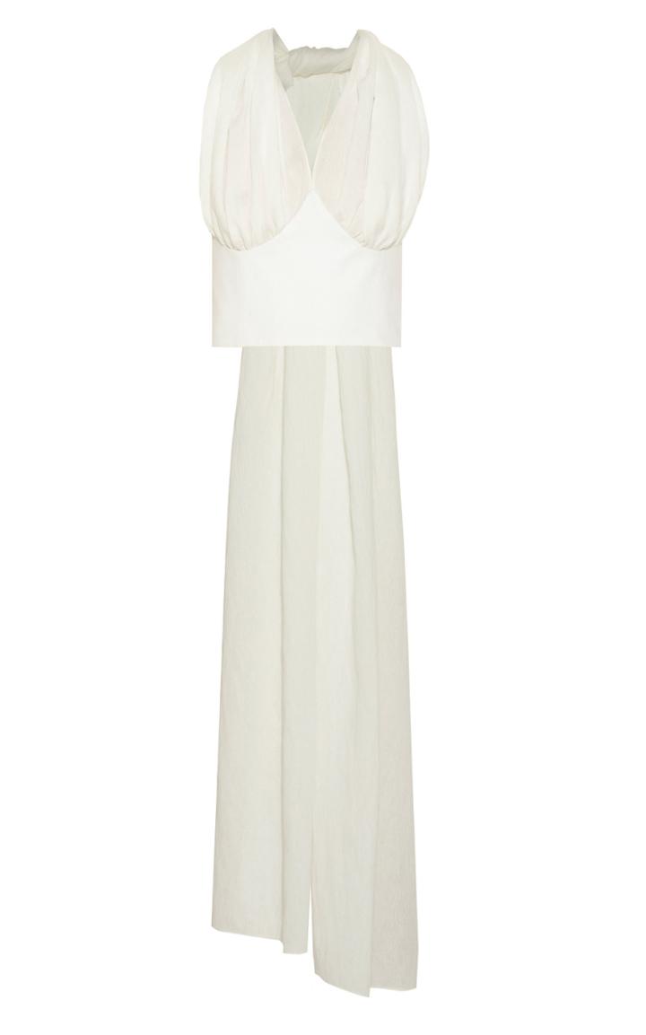Moda Operandi Aleksandre Akhalkatsishvili Draped Cape Bust Top Size: Xs