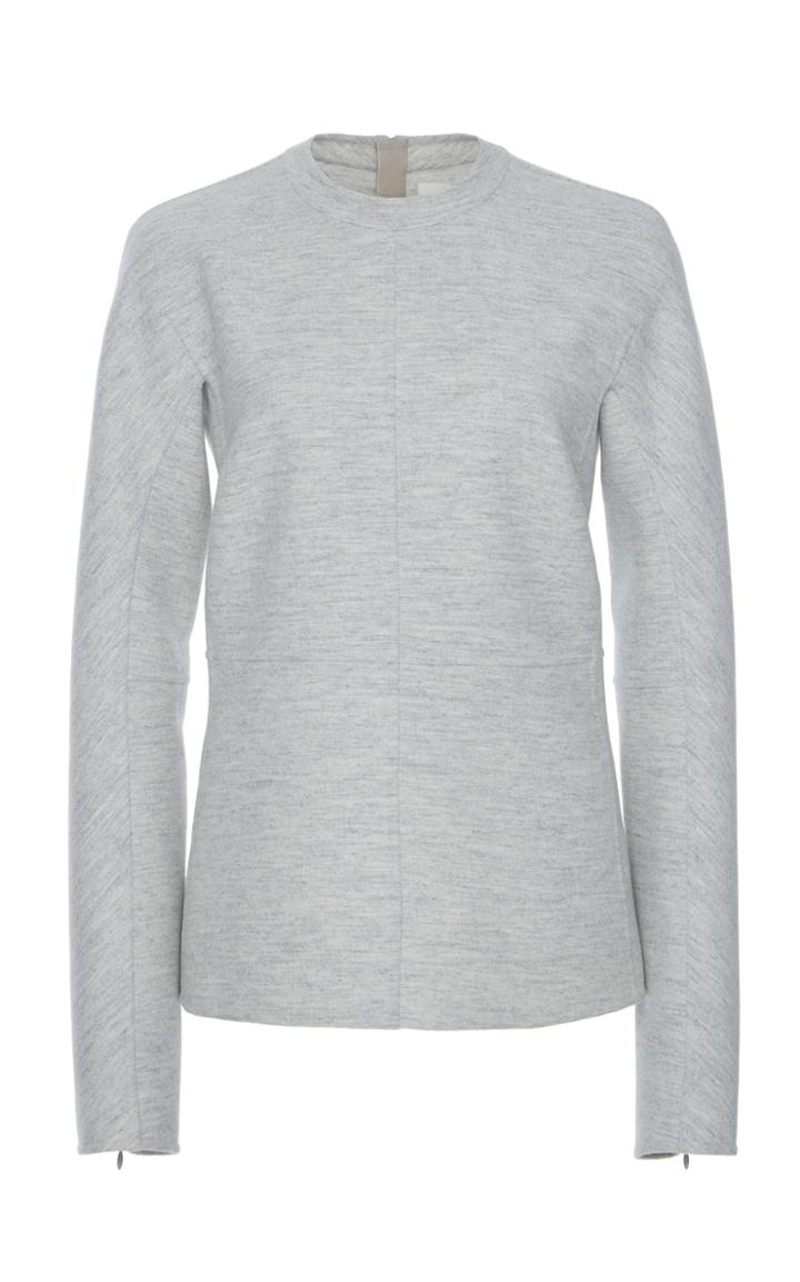 Jil Sander Livia Wool Crew Neck Top